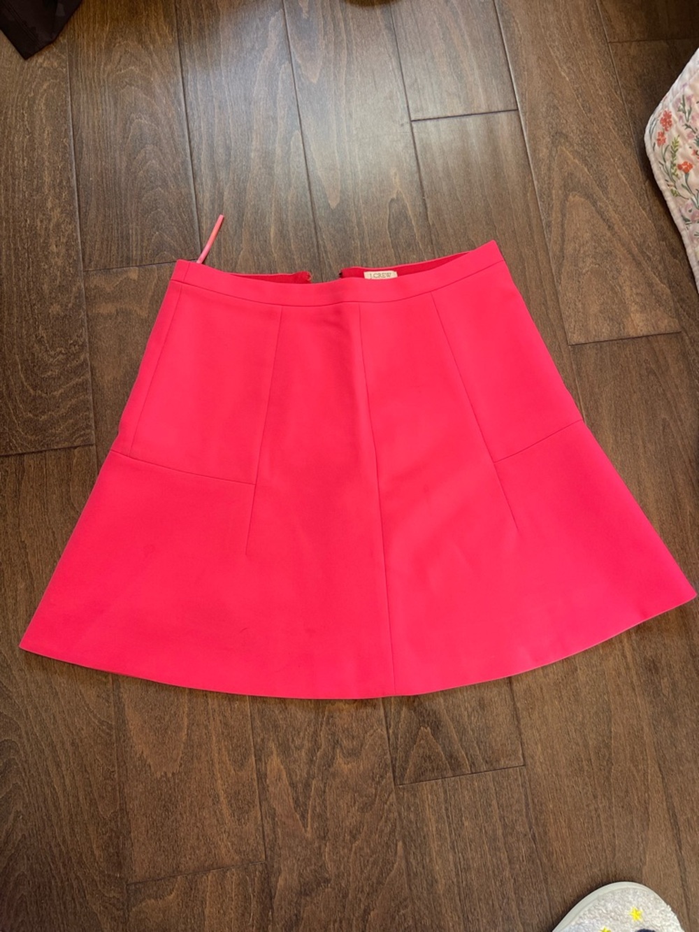 J. Crew Vibrant Hot Pink A-Line Skirt
